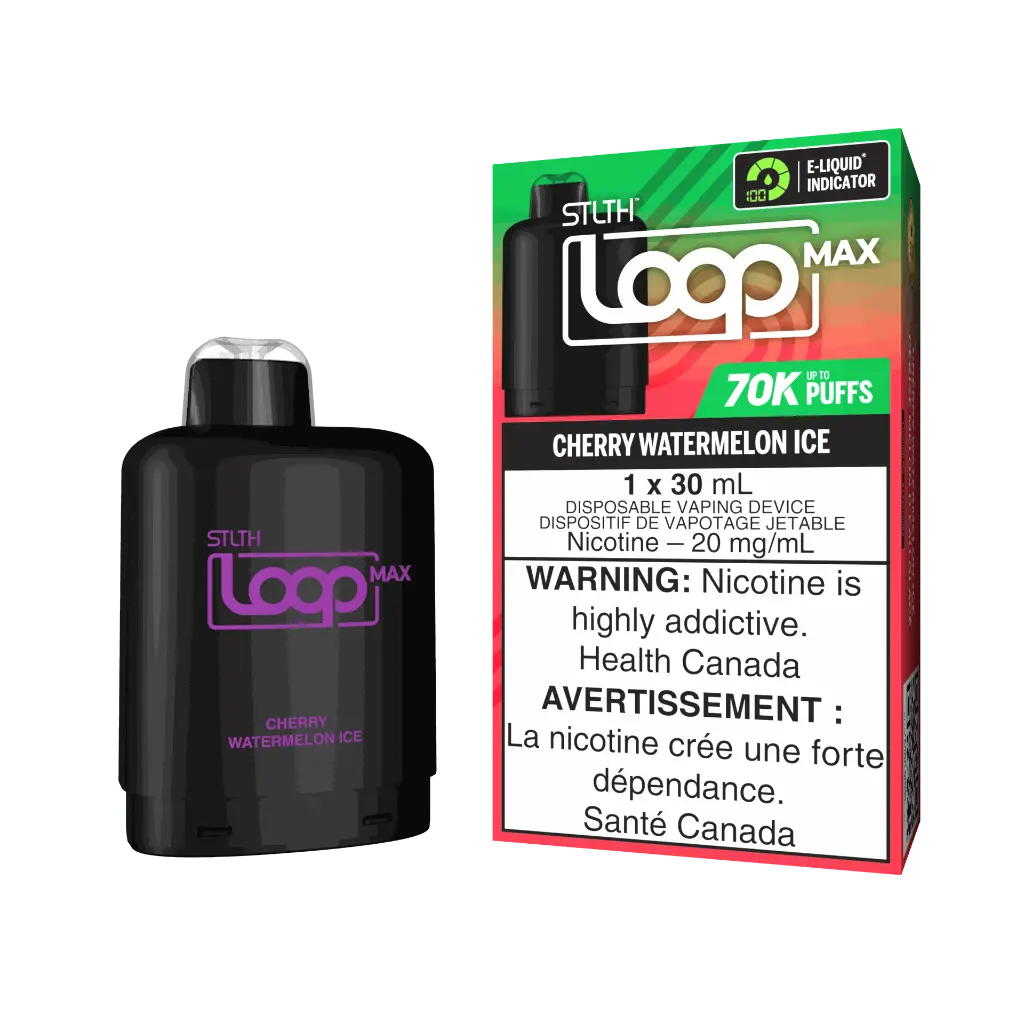 STLTH LOOP MAX - POD + KIT PACKAGE - CHERRY WATERMELON ICE.webp