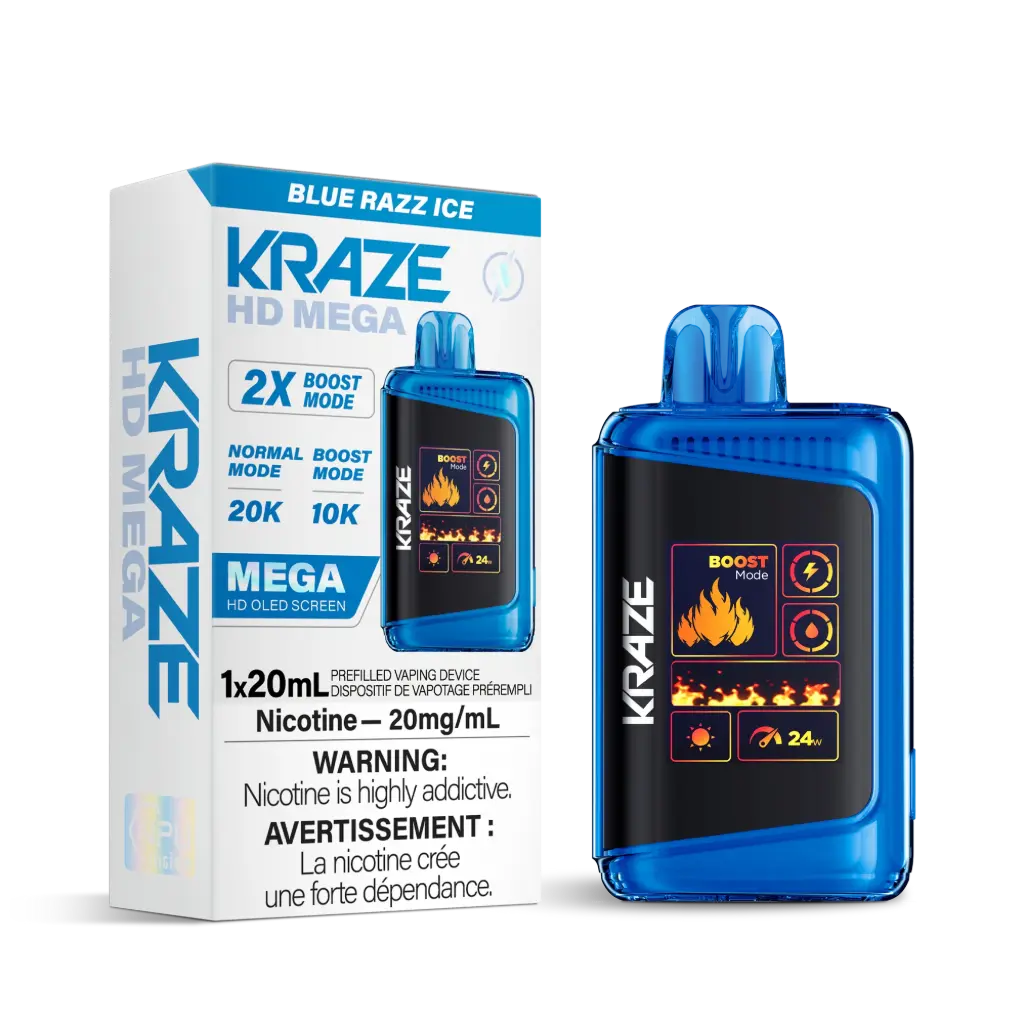 HD Mega -Blue Razz Ice