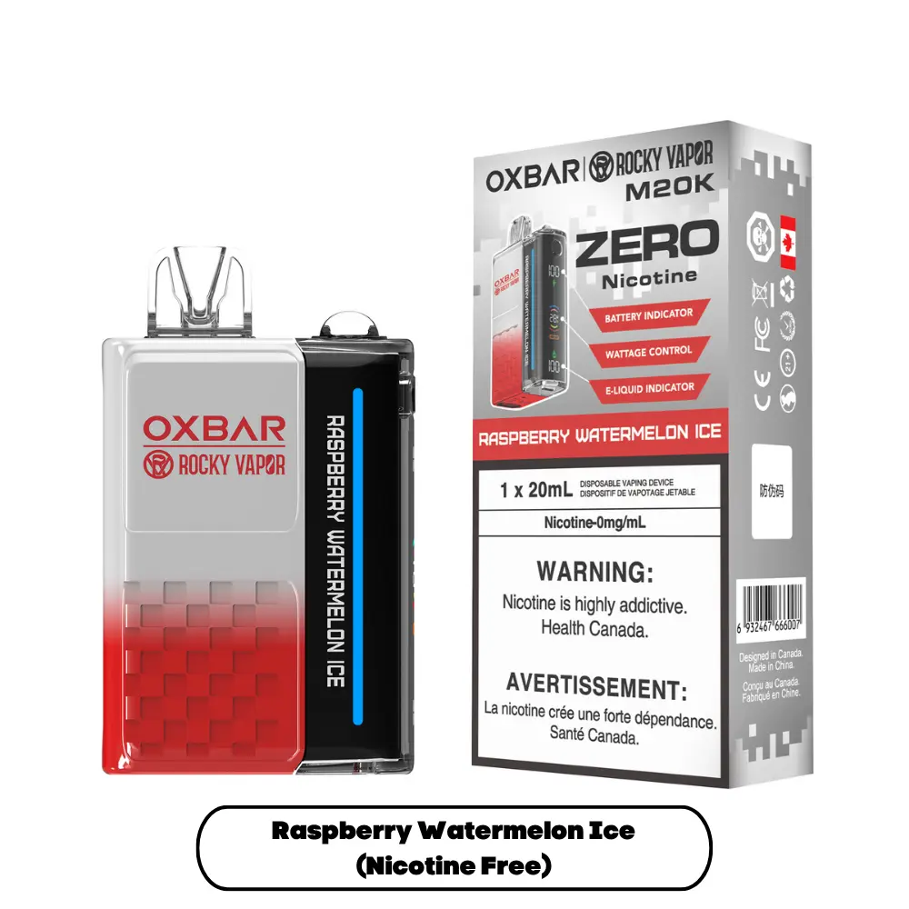 [66052] M20K - Raspberry Watermelon Ice (Nic Free)