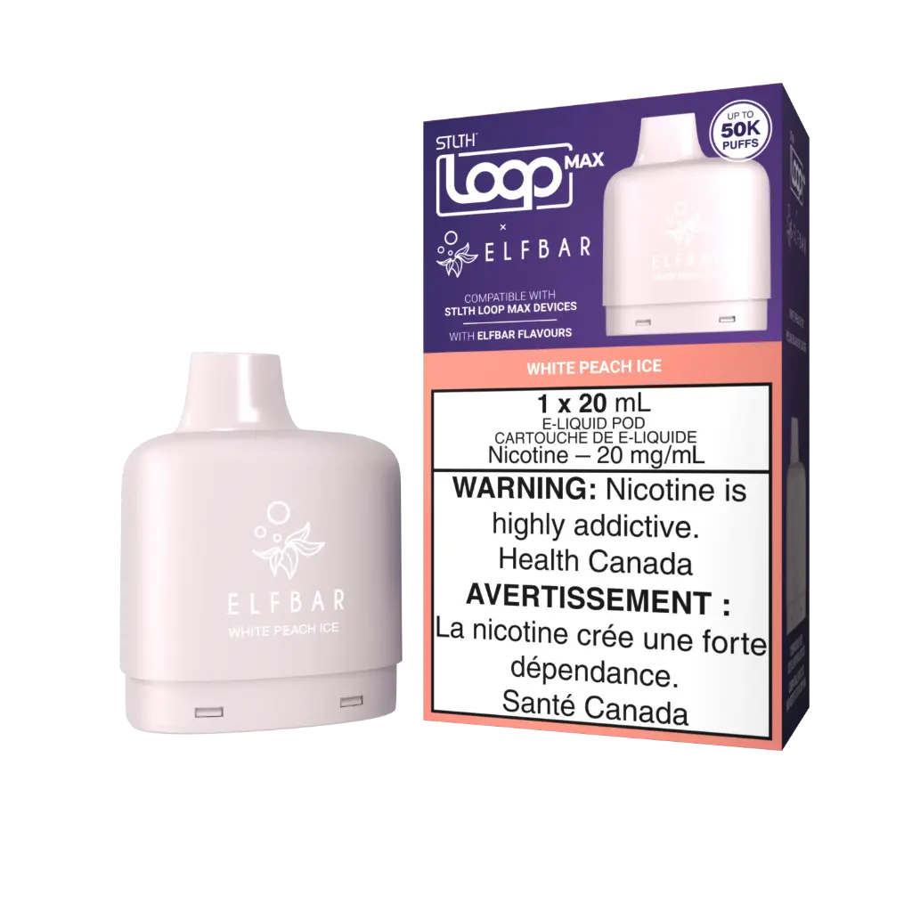 Loop Max x Elf Bar - White Peach Ice