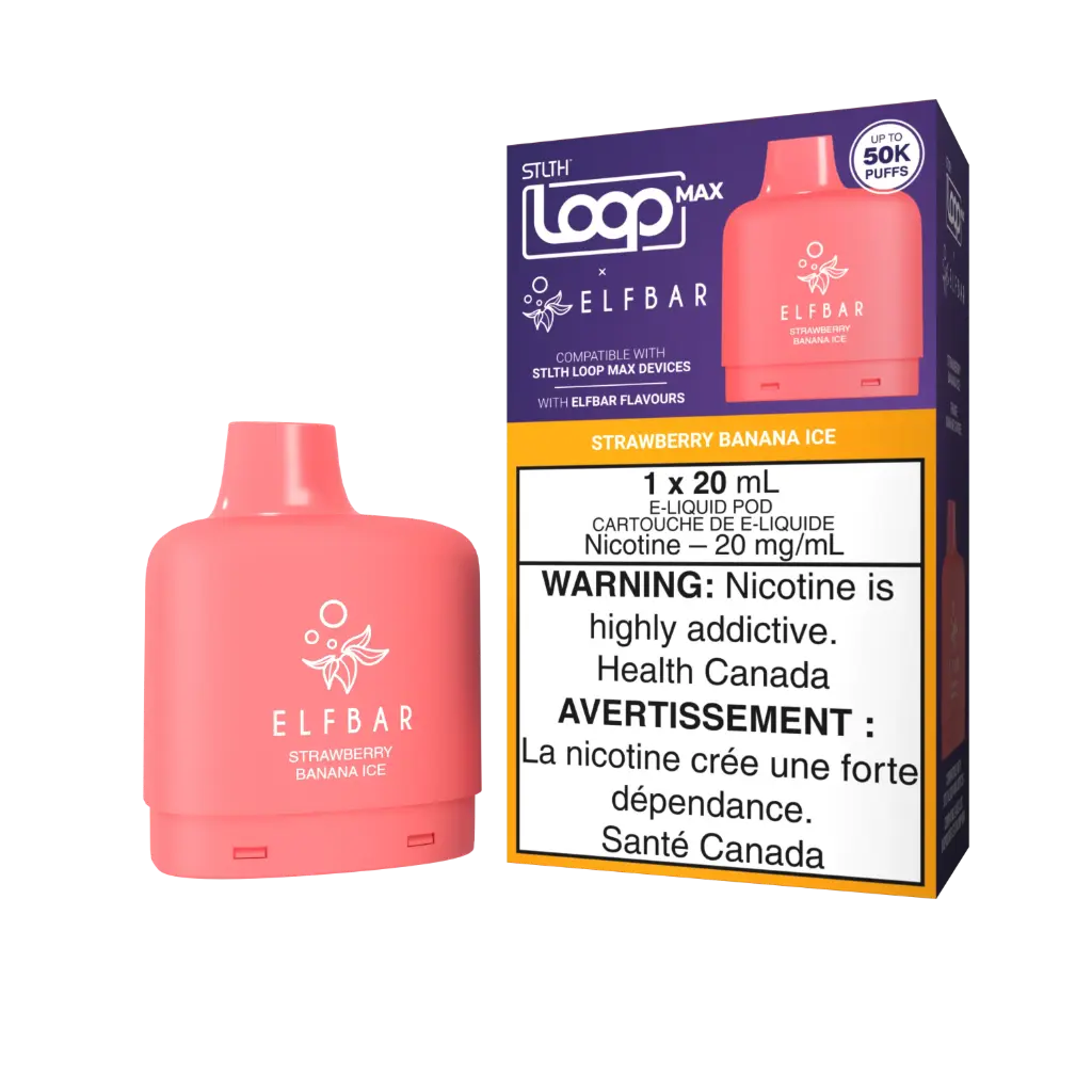 Loop Max x Elf Bar - Strawberry Banana Ice