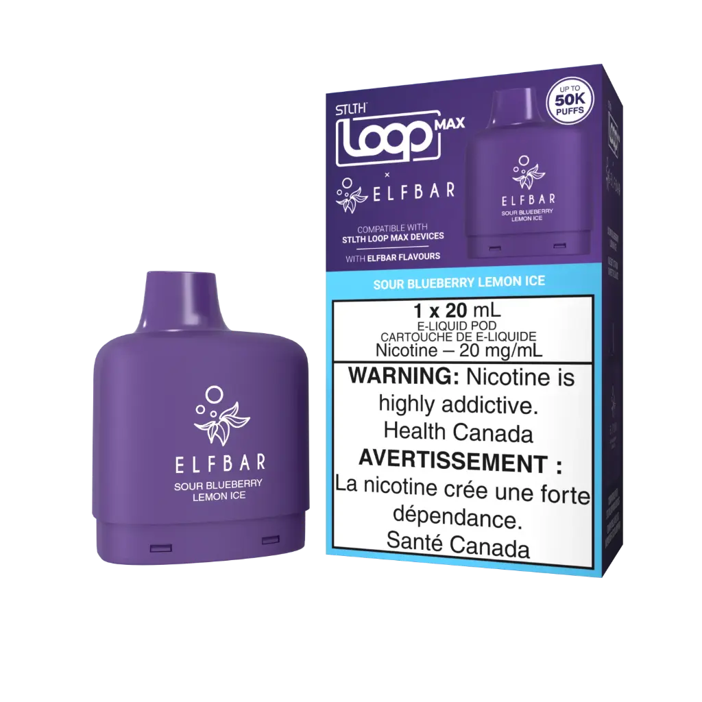 Loop Max x Elf Bar - Sour Blueberry Lemon Ice