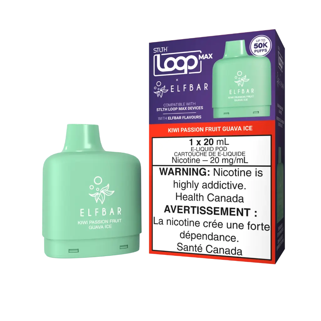 Loop Max x Elf Bar - Kiwi Passion Fruit Guava Ice
