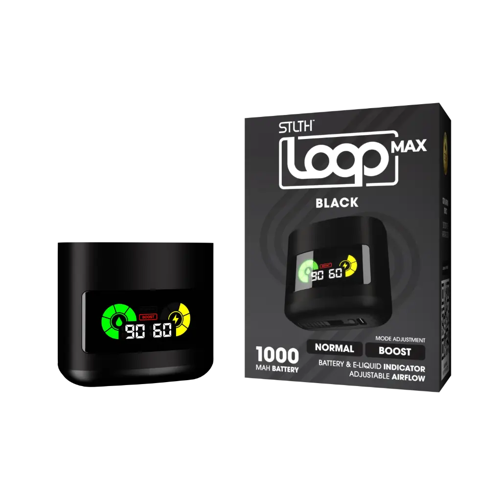 [90191] STLTH LOOP MAX CLOSED POD DEVICE (Black)