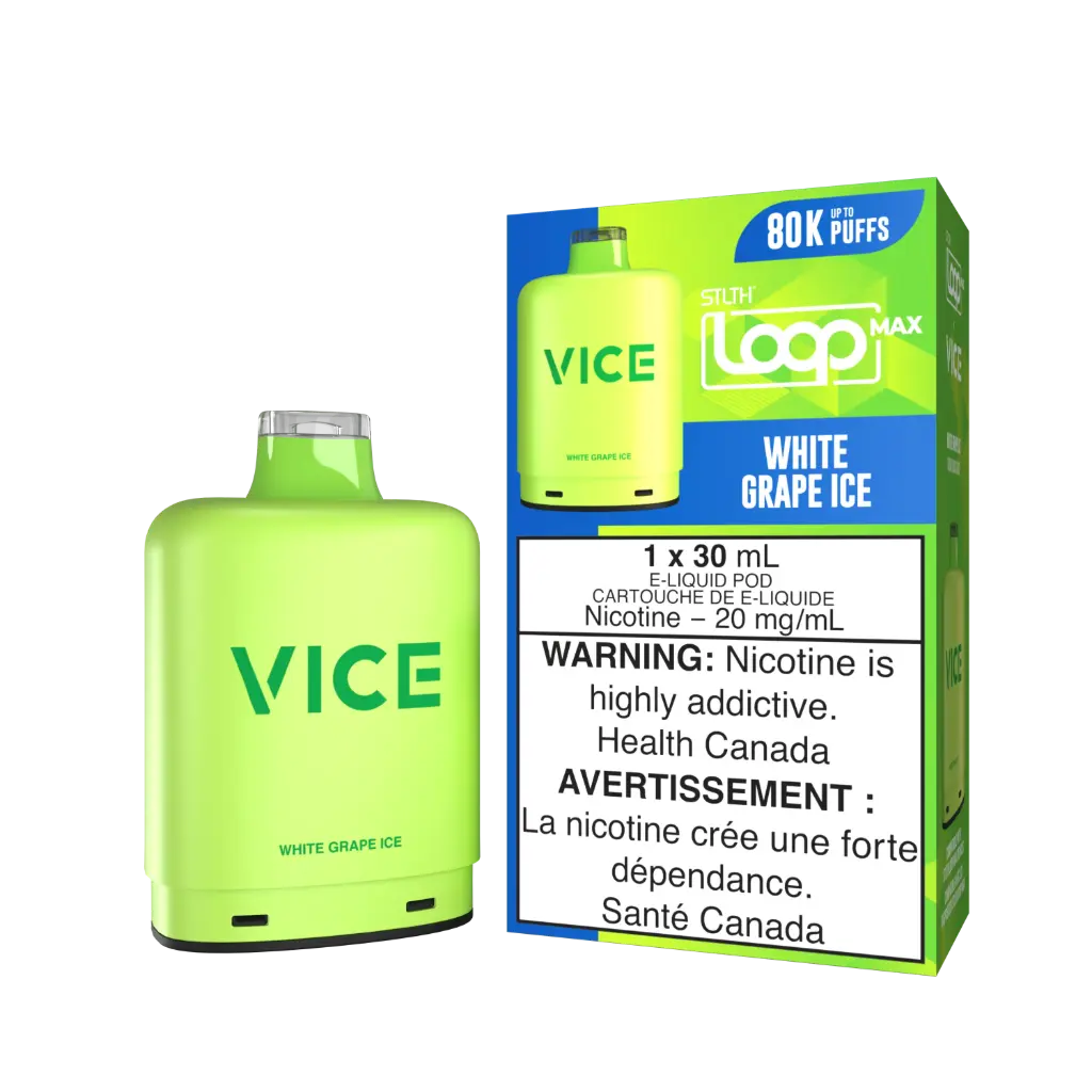 [91004] Loop Max x Vice - White Grape Ice
