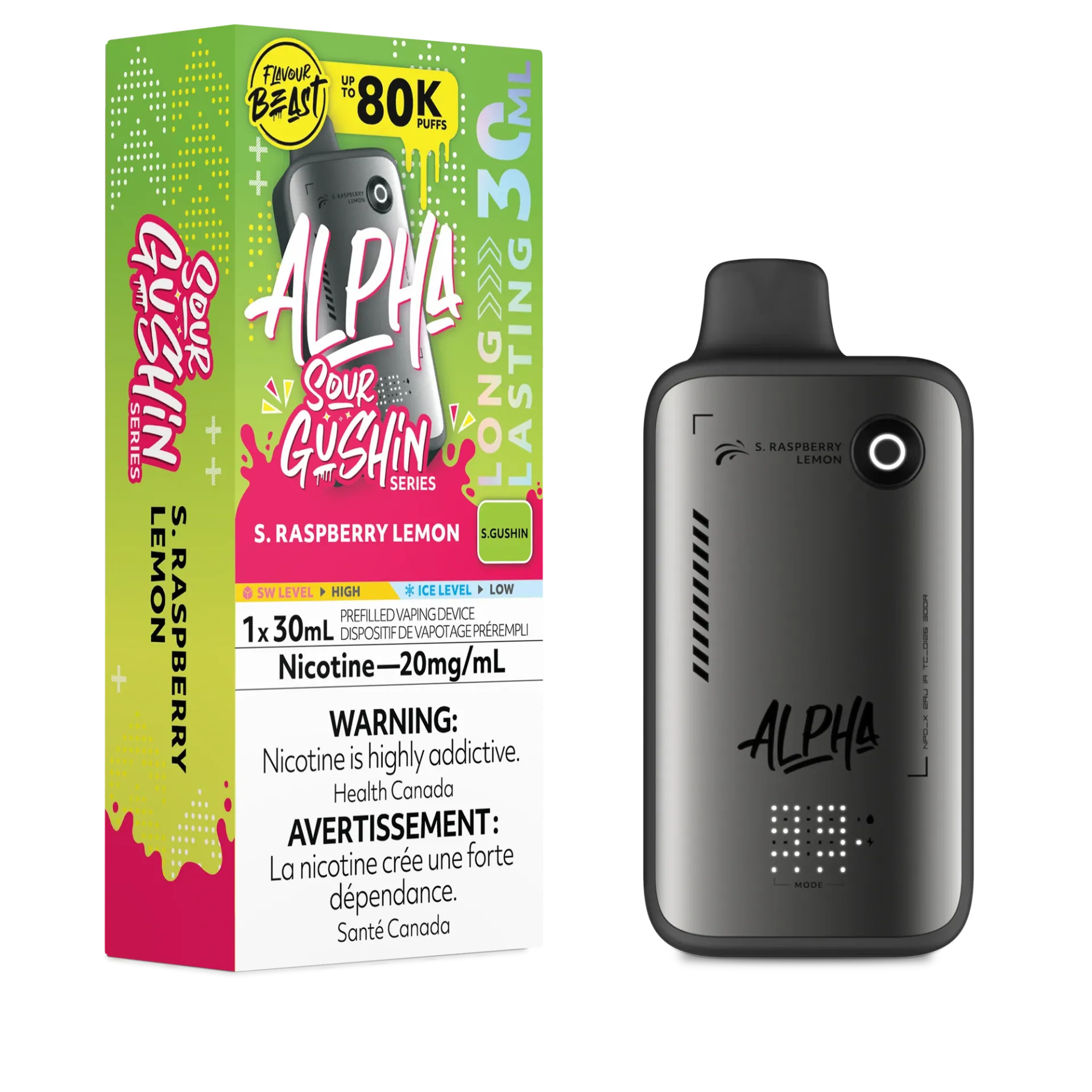 Alpha - S. Raspberry Lemon