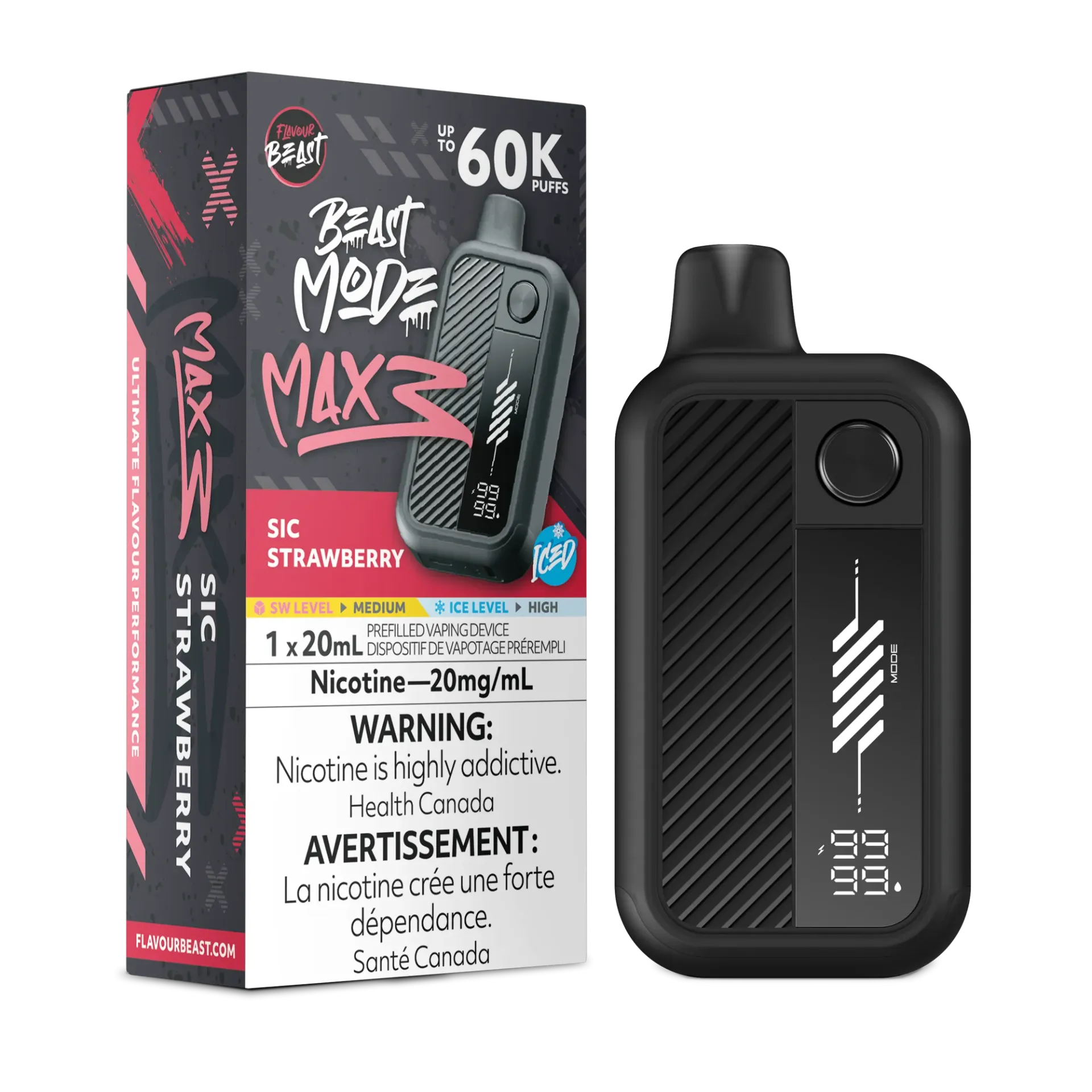 [FMB323] Beast Mode Max 3 - Sic Strawberry Iced
