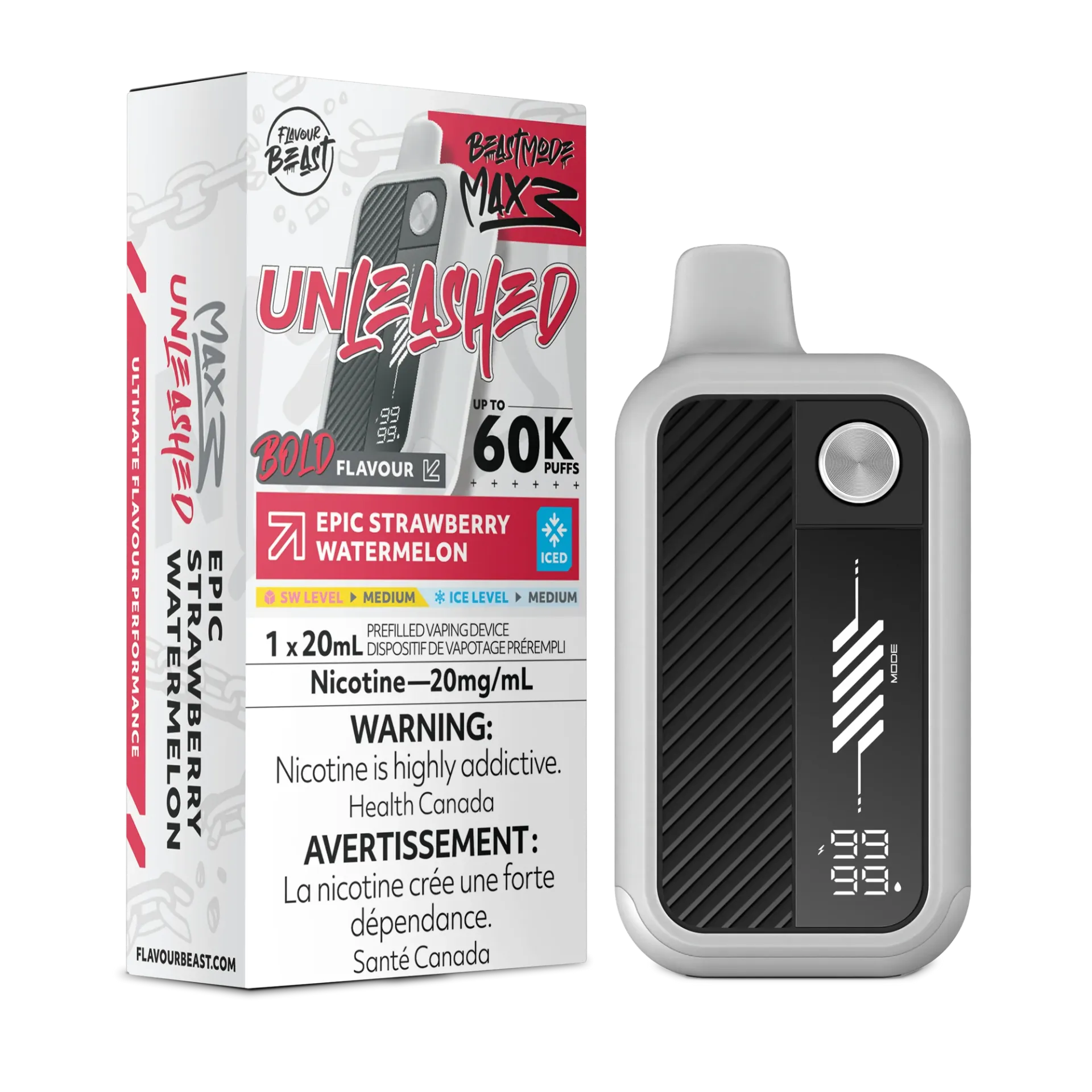 Beast Mode Max 3 - Epic Strawberry Watermelon Iced