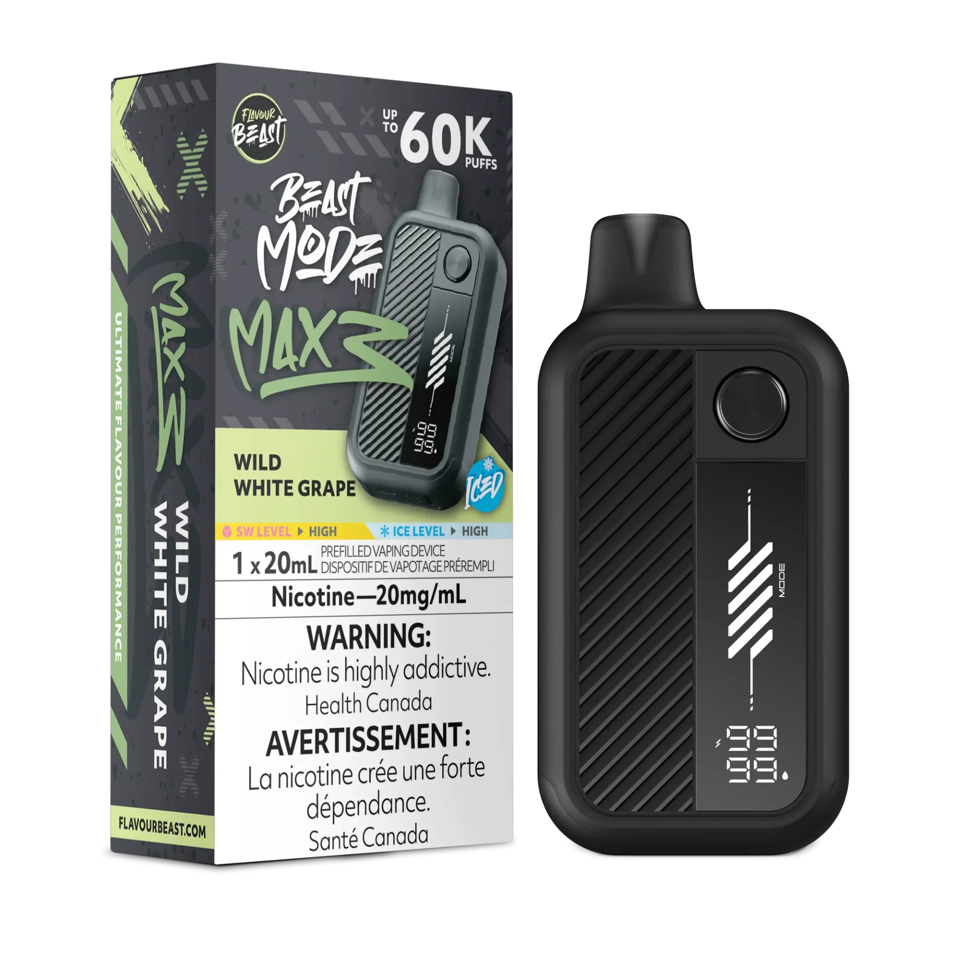 Beast Mode Max 3 - Wild White Grape Iced