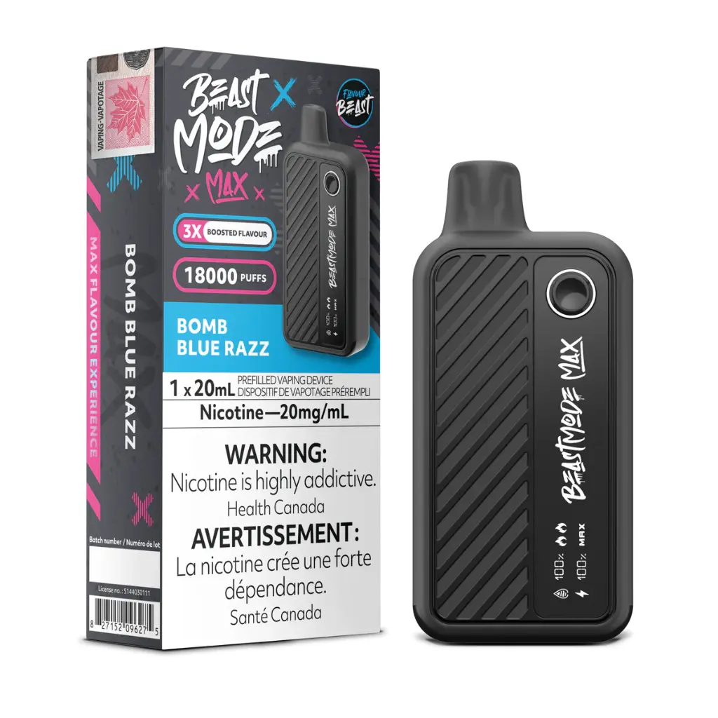 [BMD-BMB-BL] Beast Mode Max -  Bomb Blue Razz