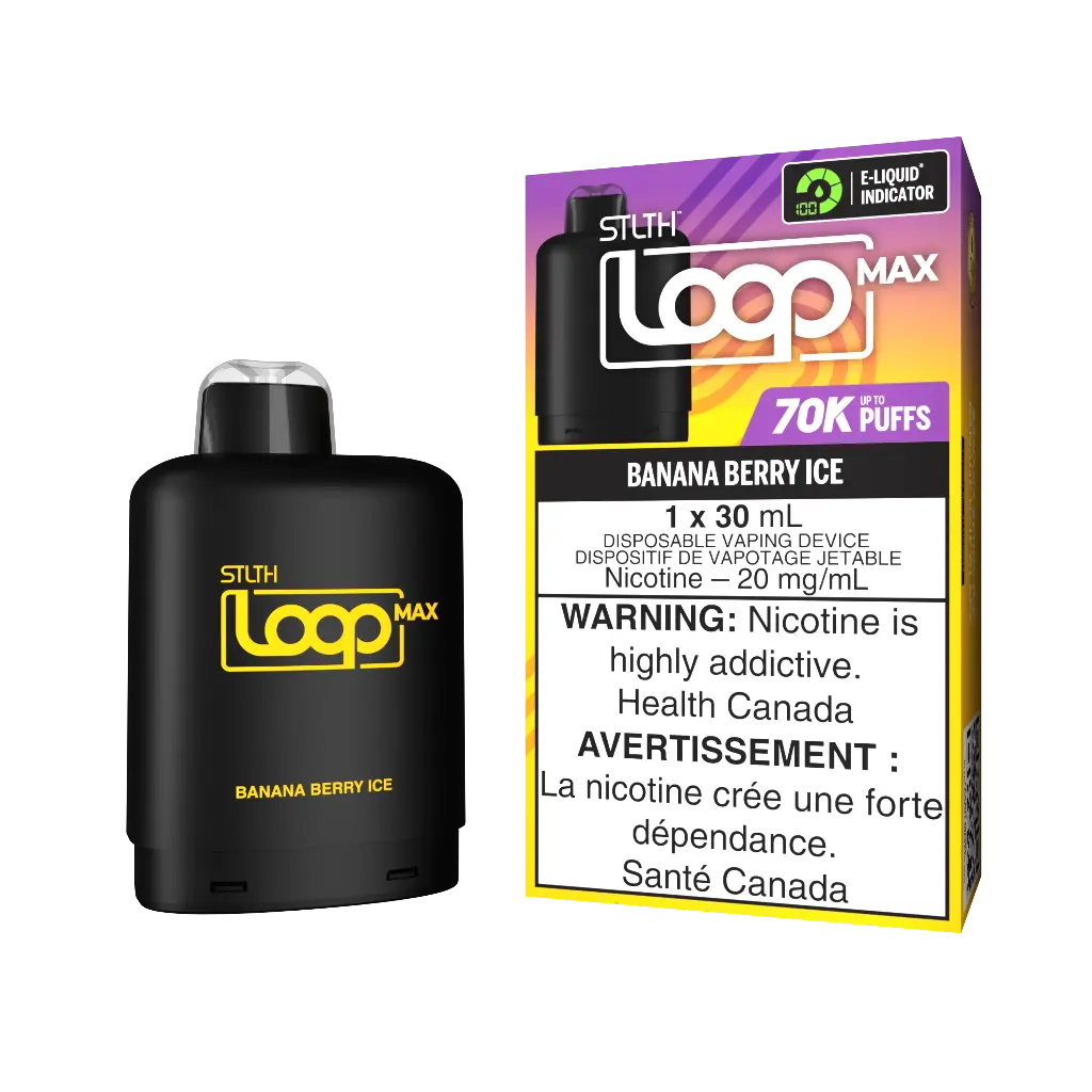 [90192] Loop Max - Banana Berry Ice