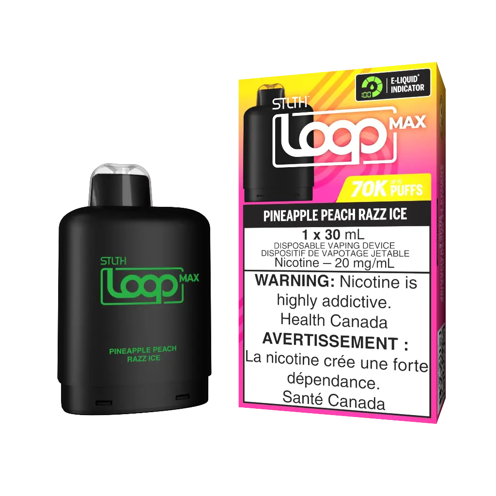 [LMX-PIN-PCH-RAZ] Loop Max - Pineapple Peach Razz Ice