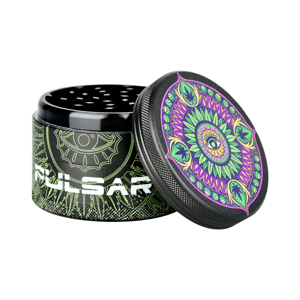 Pulsar 2.5" Mandala Artist Series 4pc Metal Grinder