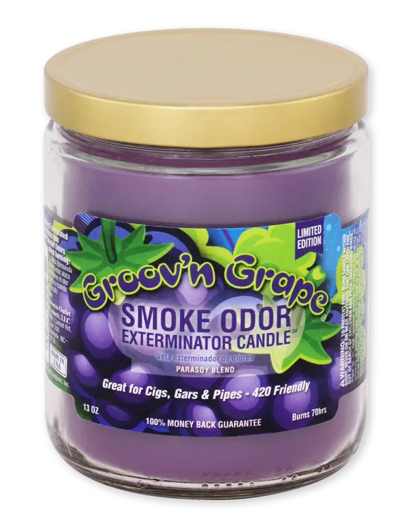 Smoke Odor 13oz Candle - Groov'n Grape