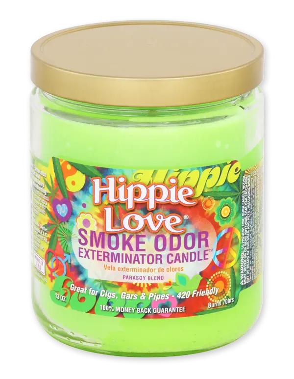 Smoke Odor 13oz Candle - Hippie Love