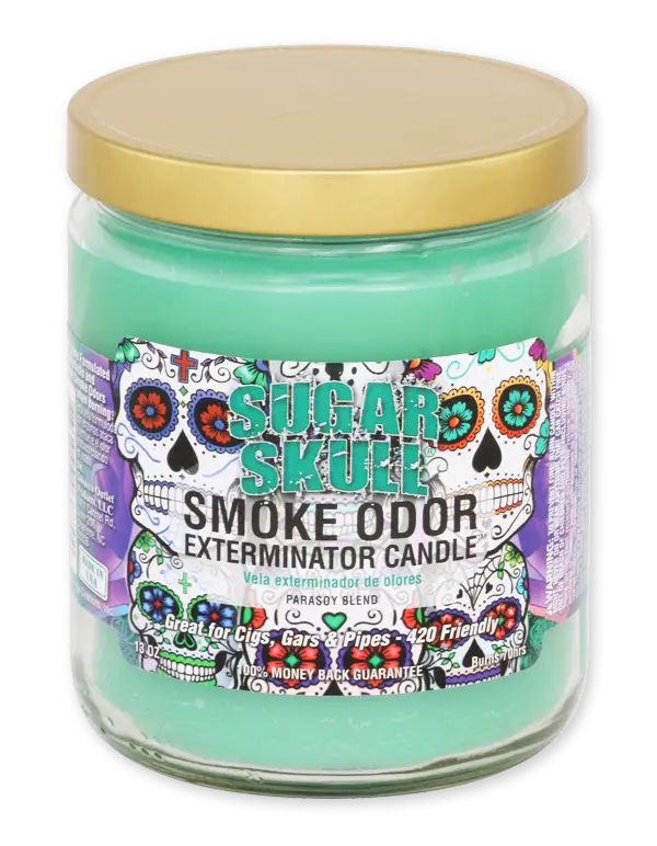 Smoke Odor 13oz Candle - Sugar Skull