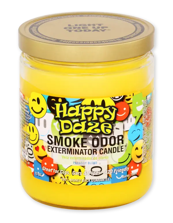 Smoke Odor 13oz Candle - Happy Daze