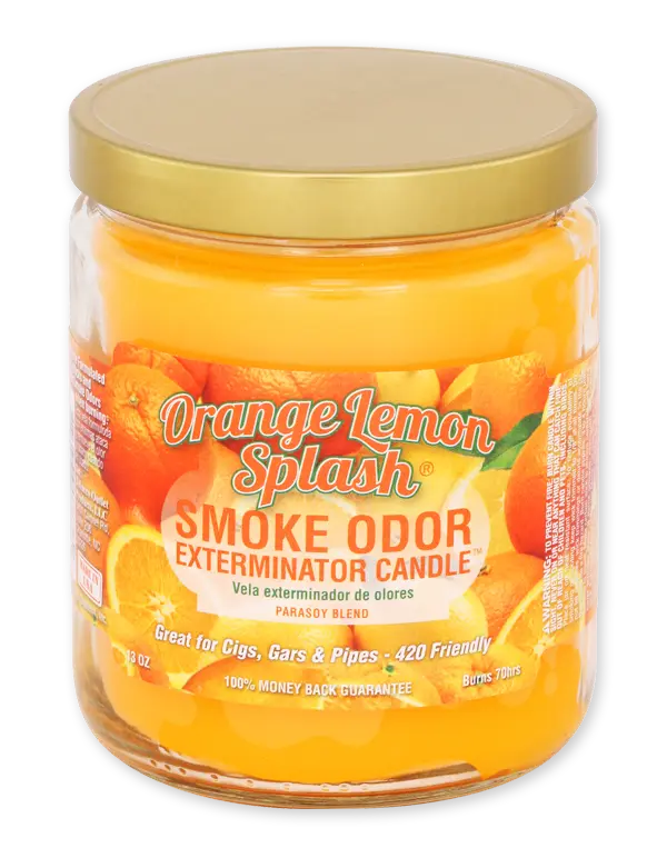Smoke Odor 13oz Candle - Orange Lemon Splash
