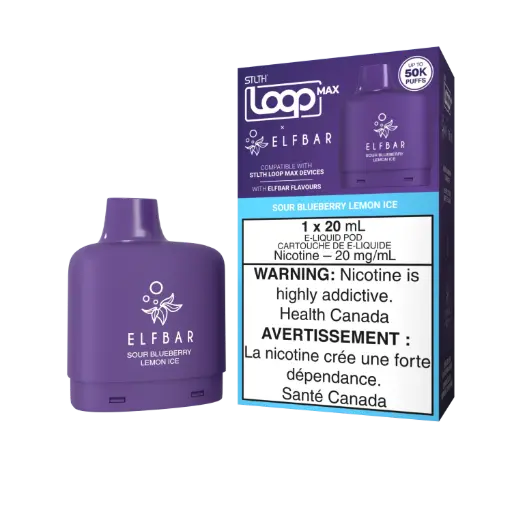 [90827-FD] Loop Max x Elf Bar - Sour Blueberry Lemon Ice