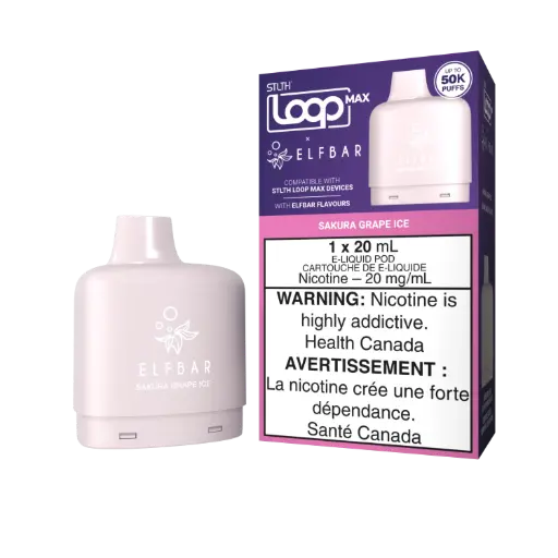 [90825-FD] Loop Max x Elf Bar - Sakura Grape Ice