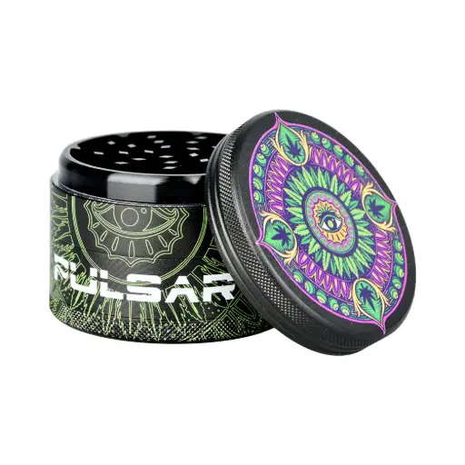 Pulsar 2.5" Mandala Artist Series 4pc Metal Grinder
