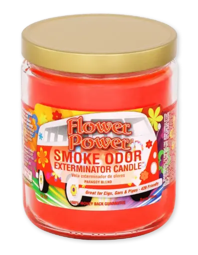 Smoke Odor 13oz Candle - Flower Power