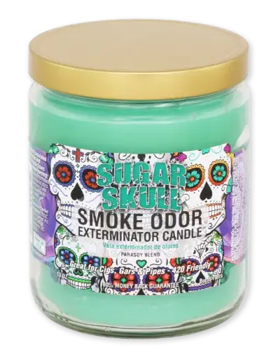 Smoke Odor 13oz Candle - Sugar Skull