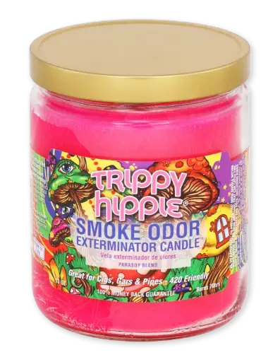 Smoke Odor 13oz Candle - Trippy Hippie