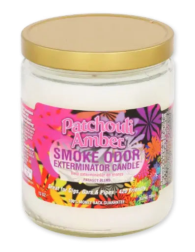 Smoke Odor 13oz Candle - Patchouli Amber