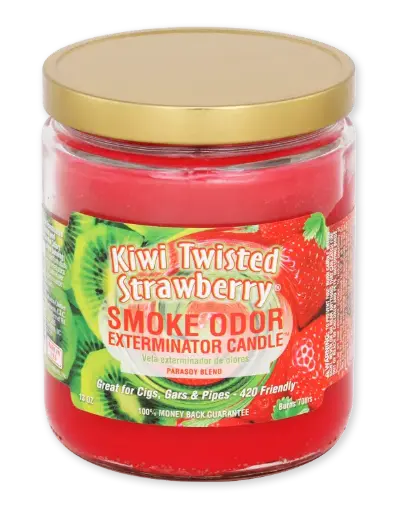 Smoke Odor 13oz Candle - Kiwi Twisted Strawberry