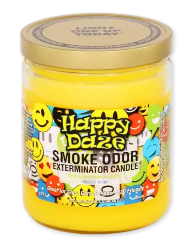 Smoke Odor 13oz Candle - Happy Daze