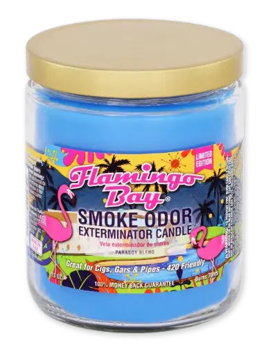 Smoke Odor 13oz Candle - Flamingo Bay