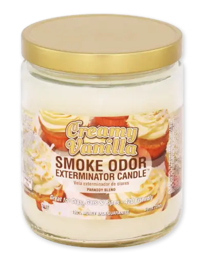 Smoke Odor 13oz Candle - Creamy Vanilla